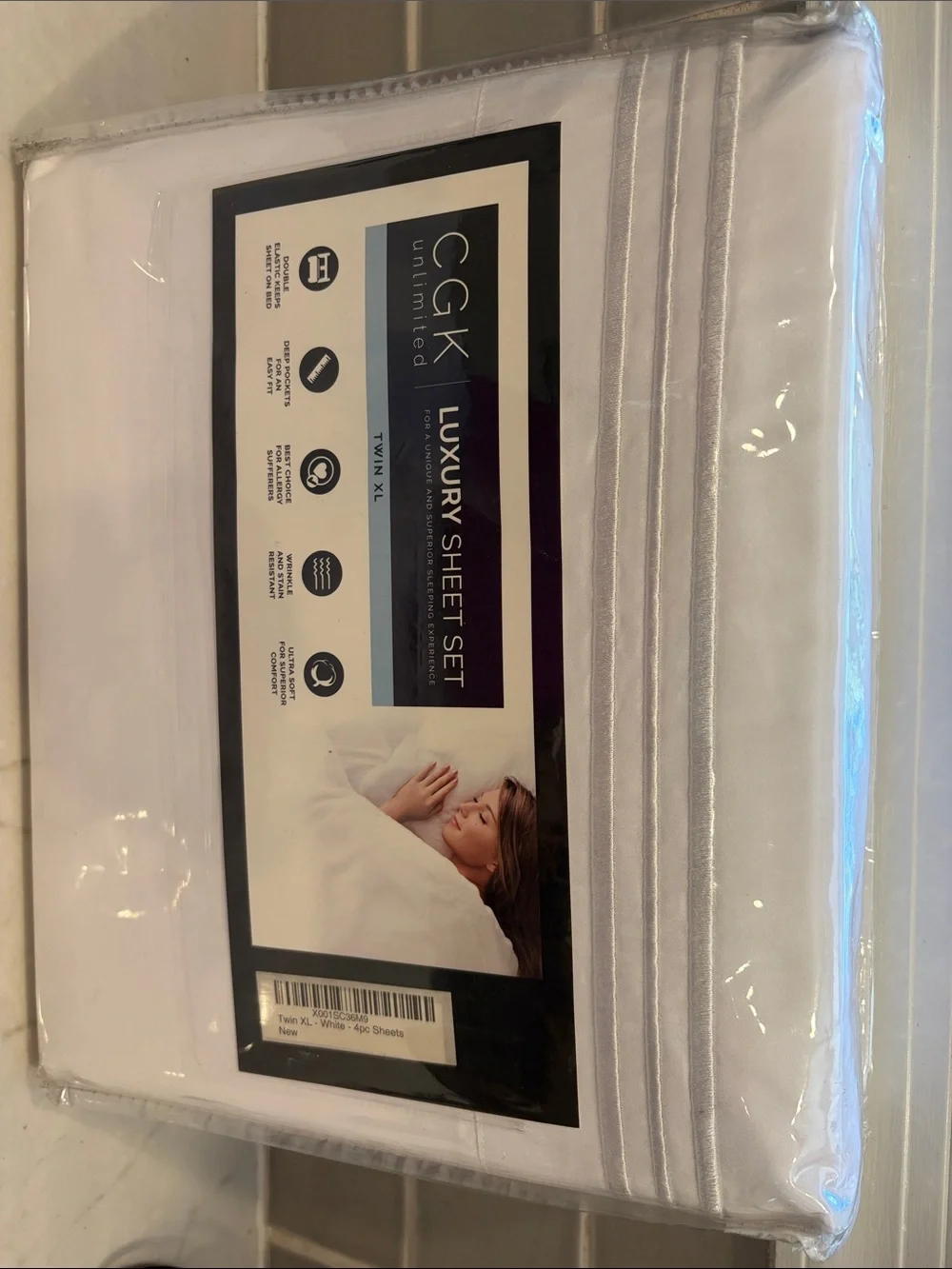 White Luxury Sheet Set - Twin XL